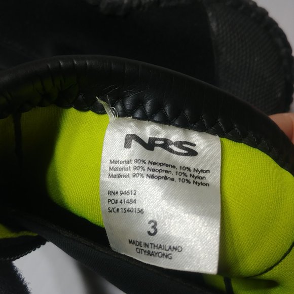 NRS Titanium Neoprene Scuba Booties - Size 3 - Pre - Picture 6 of 6
